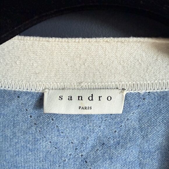 Sandro Lucas Wool/Cashmere Cardigan Sz S/M - Picture 5 of 15